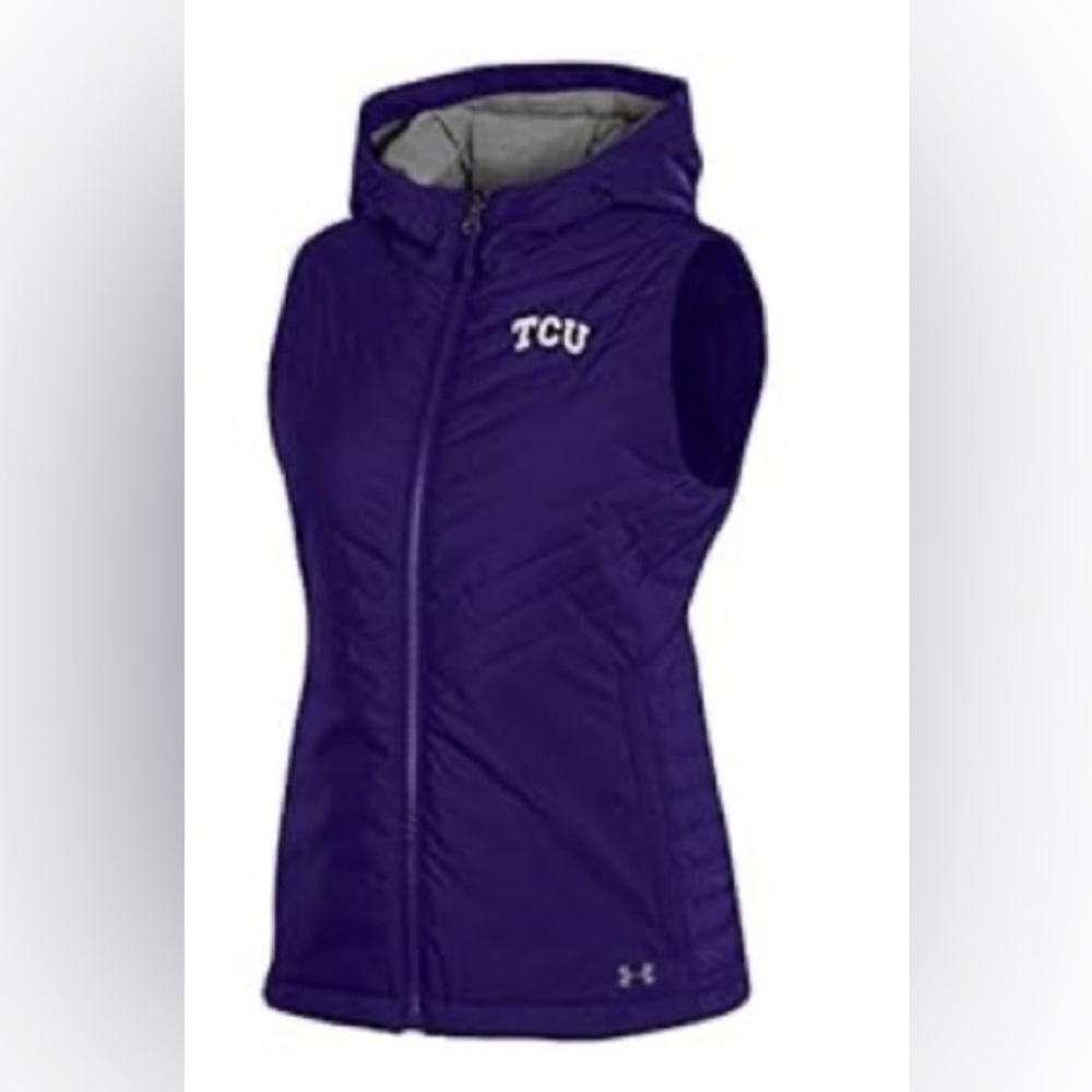 NWT ! Under Armour Purple Puff Puffer Vest